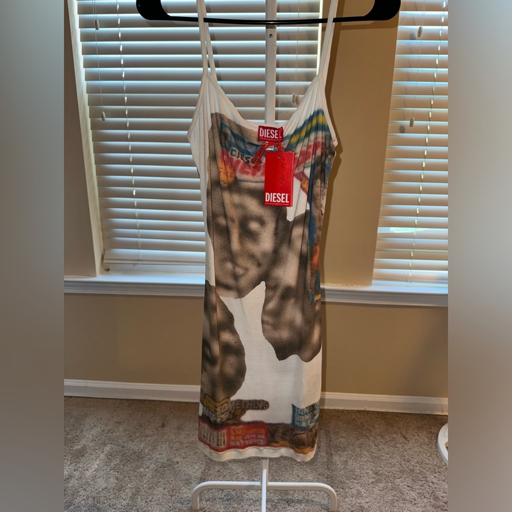Diesel Logo Print Dress